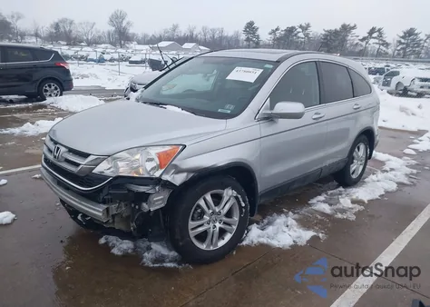 2010 Honda Cr-V Ex-L из США, поврежденный, VIN 5J6RE4H75AL055832